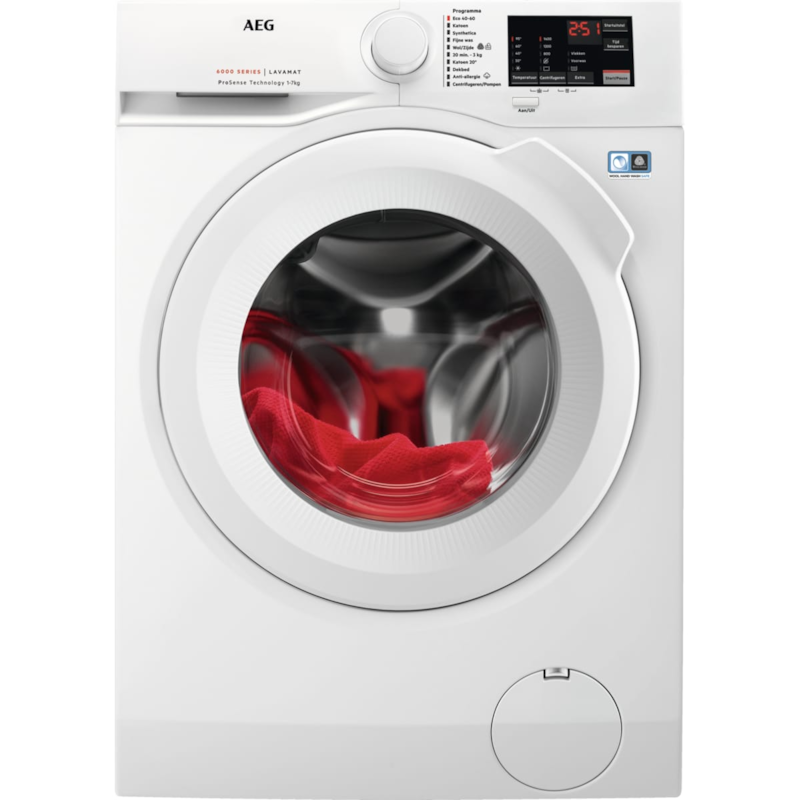 AEG LF627400 6000 ProSense wasmachine 7 kg 1400 toeren energieklasse A